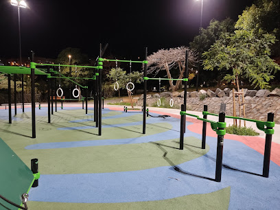 Zona de calistenia en parque la estrella